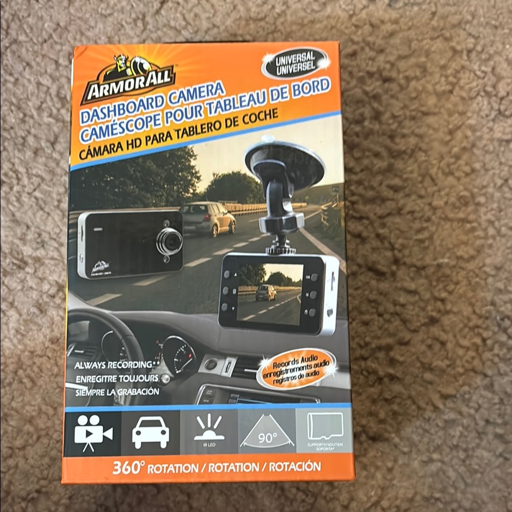 Black Dashboard Camera